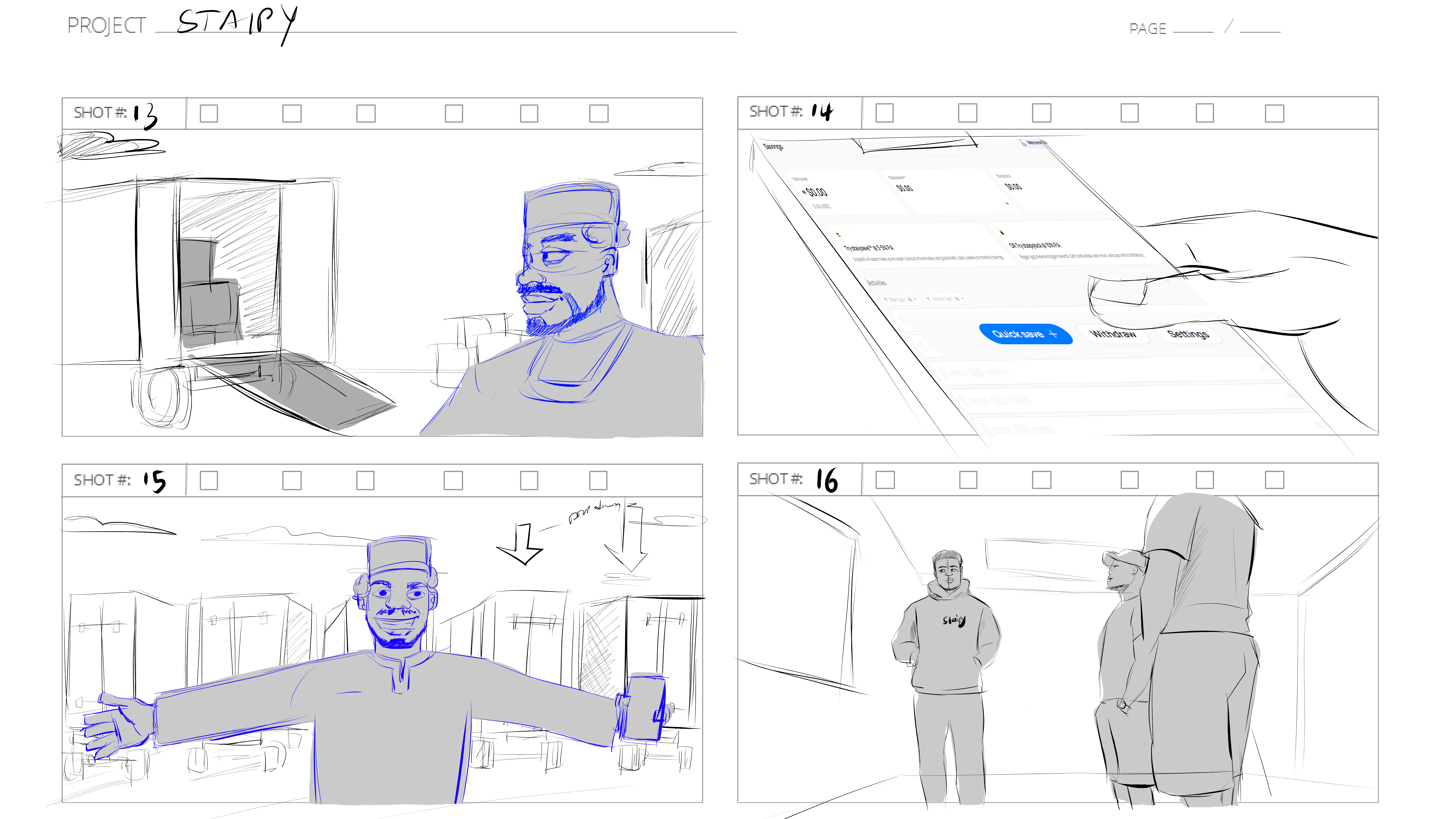 Staipy — Storyboard & Production